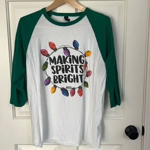 Large, Christmas, Gently Worn, FUN, Three Quarter Sleeve, Christmas